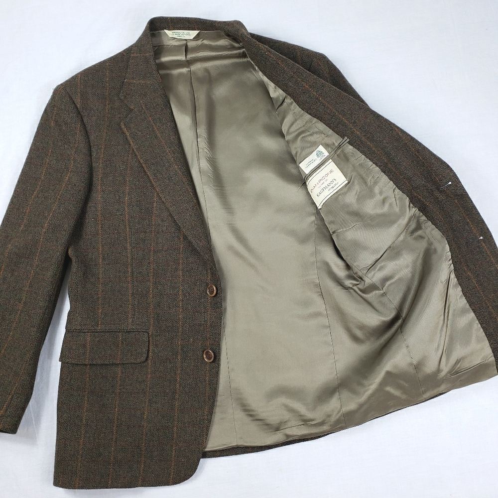 Vintage wool menswear blazer jacket - Picture 5 of 5